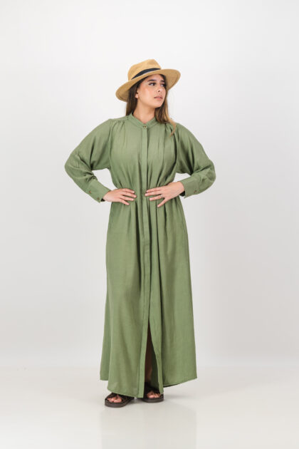 SULEYH DRESS HOT OLIVE